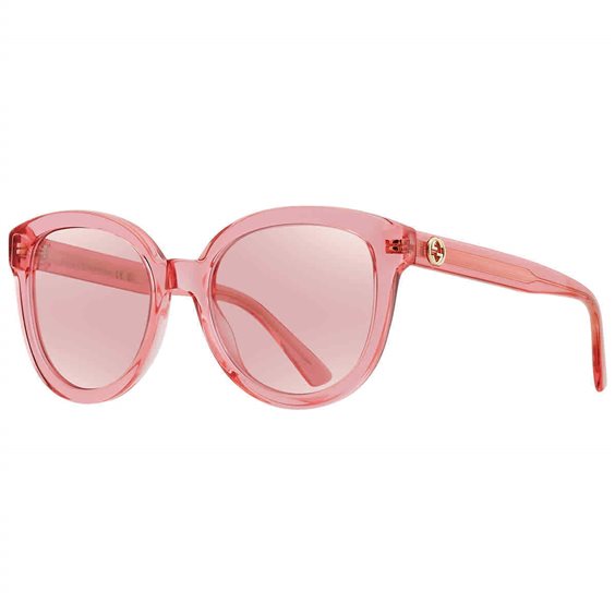 Gucci round best sale pink sunglasses